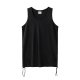 Solid Color Loose Round Neck Vest T-shirt